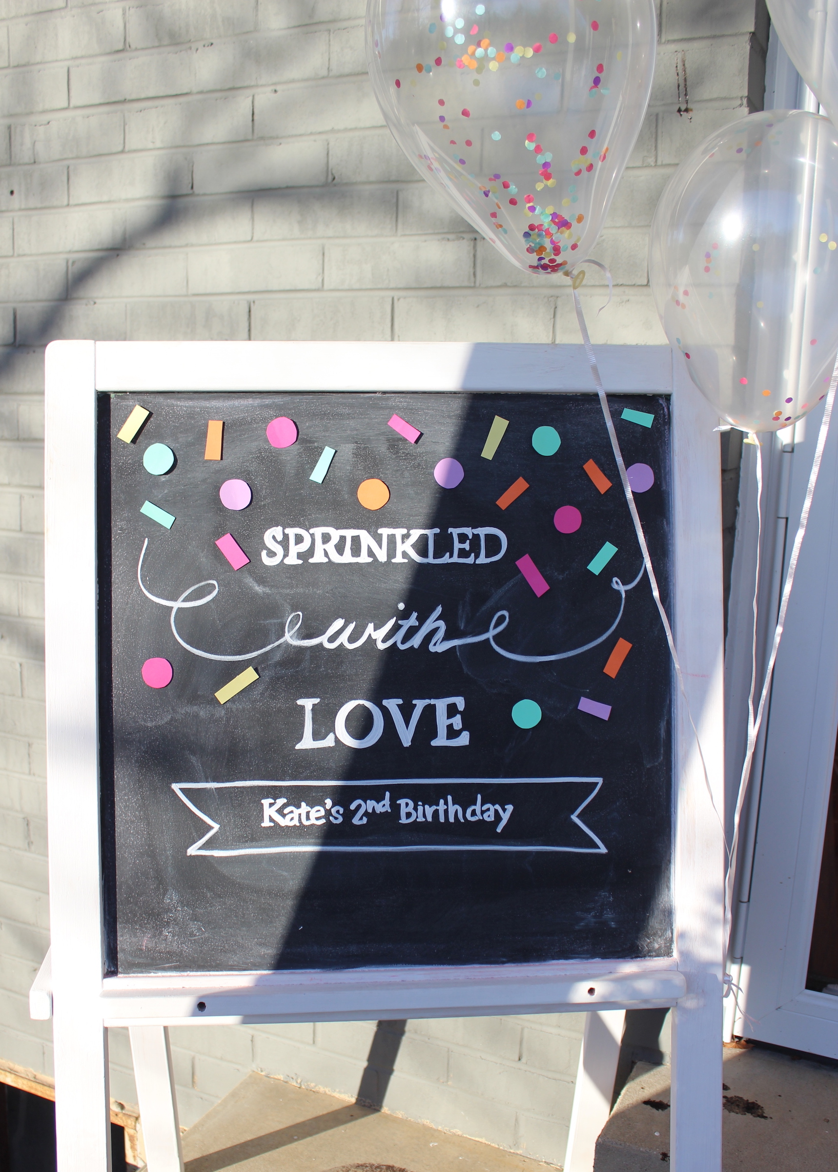 Sprinkle Themed Birthday Party